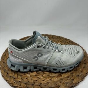 On Running Cloud X 2.0 Running Shoes Aloha Surf Blue Grey Size 8.5 Women's